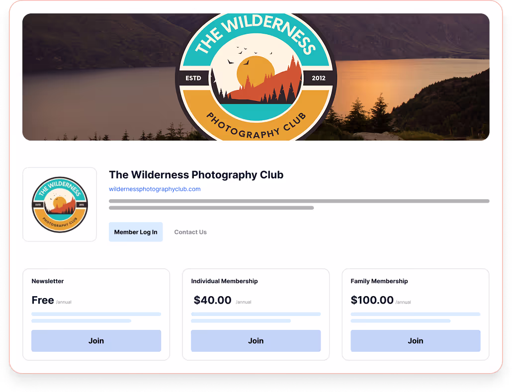 Membership Website Builder
